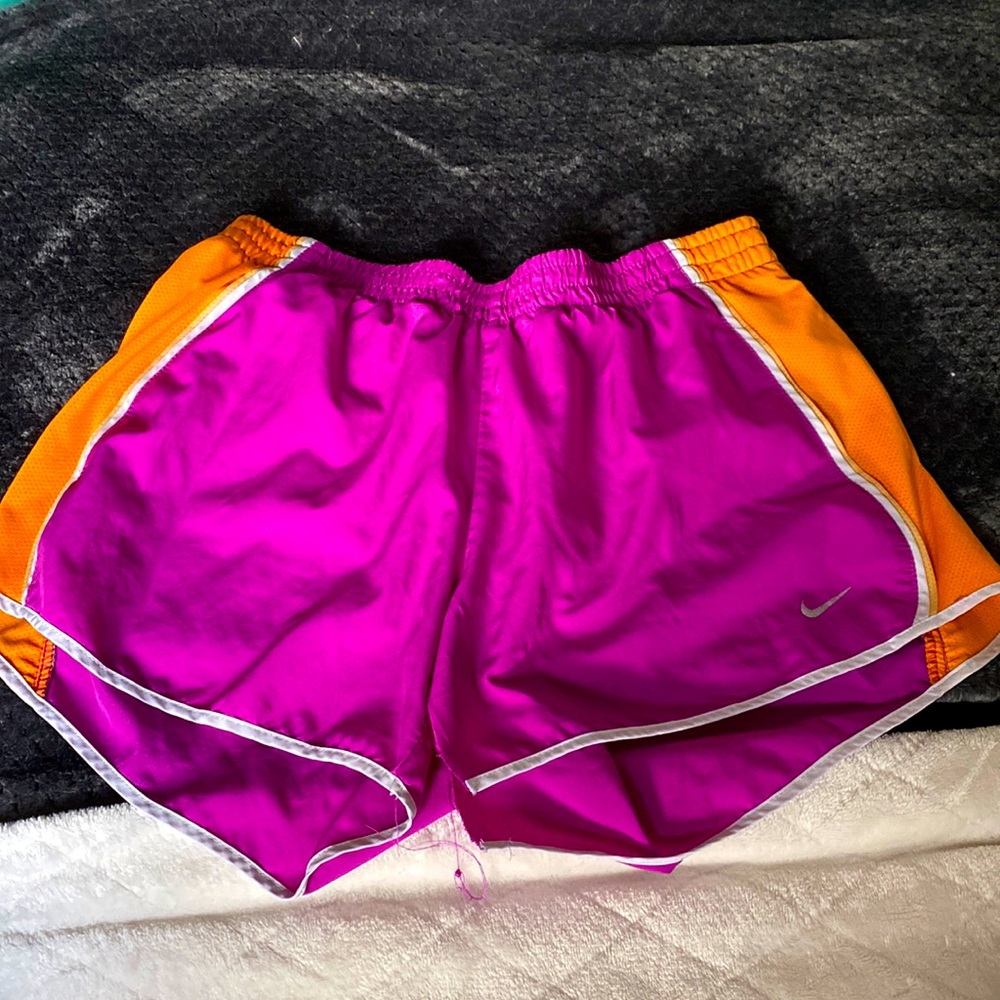 Nike Dri-Fit Shorts - Purple and Orange